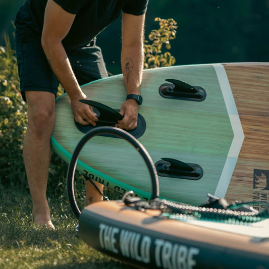 How to Install US Fin Box Fins on Your Paddle Board | The Wild Tribe