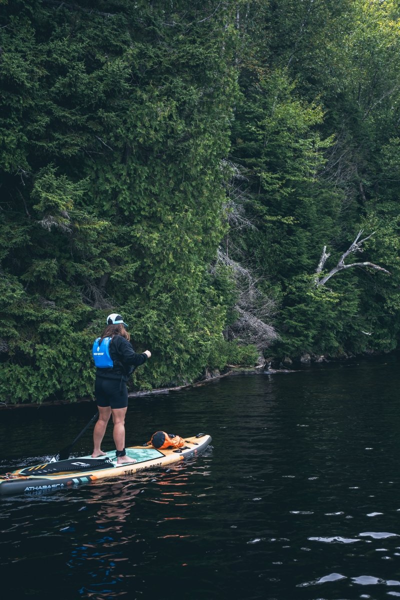Planche de paddle gonflable verte Athabasca 11' - The Wild Tribe