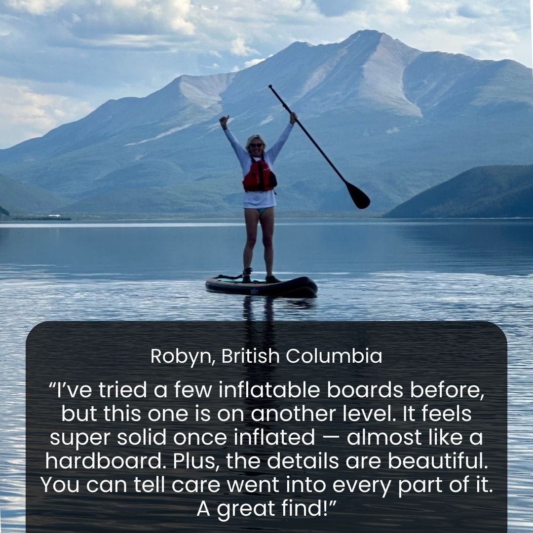 Columbia 11' Inflatable Paddle board (Hybrid Carbon Paddle + Bag with Wheels) - The Wild Tribe