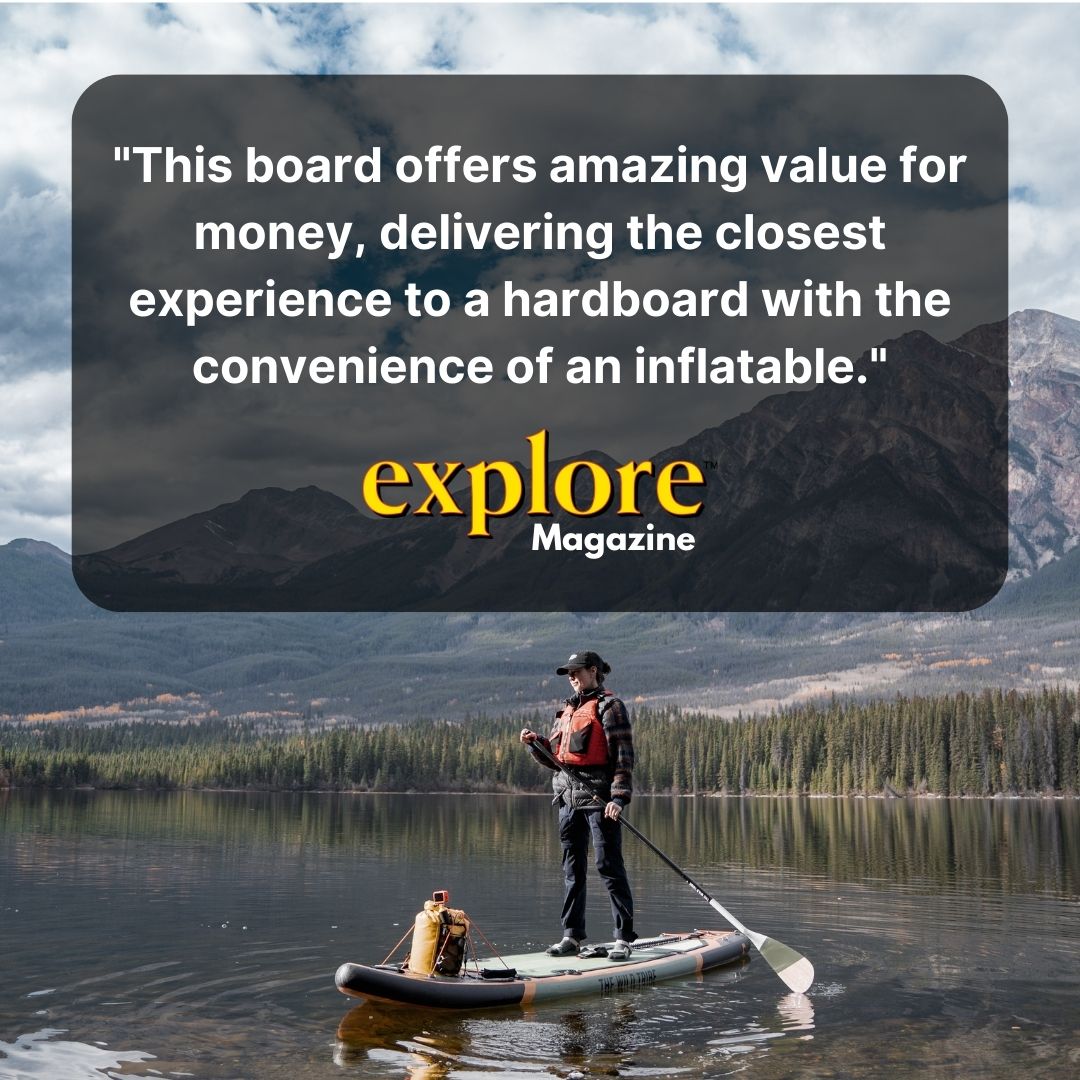 Columbia 11' Inflatable Paddle board (Hybrid Carbon Paddle + Bag with Wheels) - The Wild Tribe