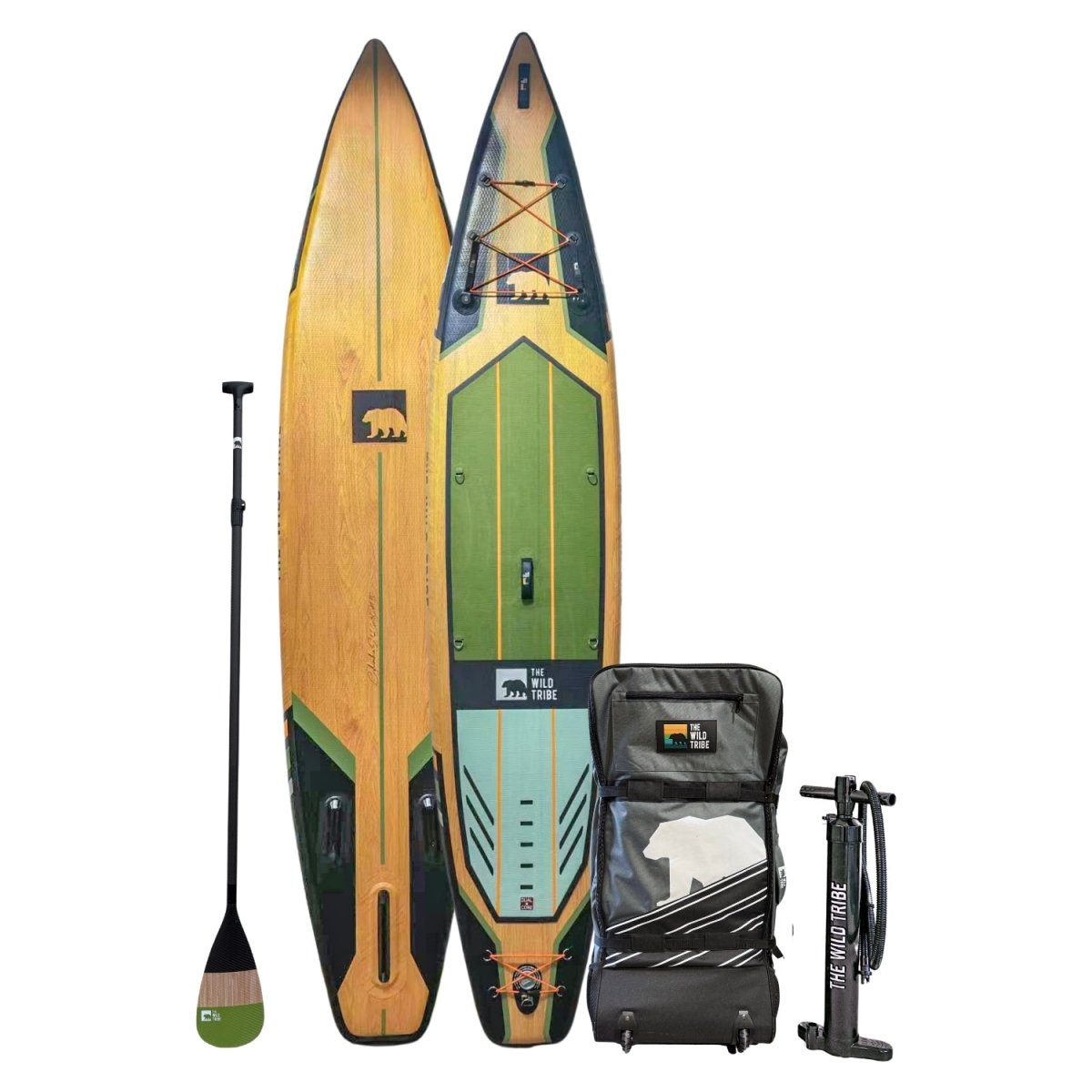 Columbia S 12'6 paddleboard gonflable - pagaie en carbone et 20 PSI - The Wild Tribe