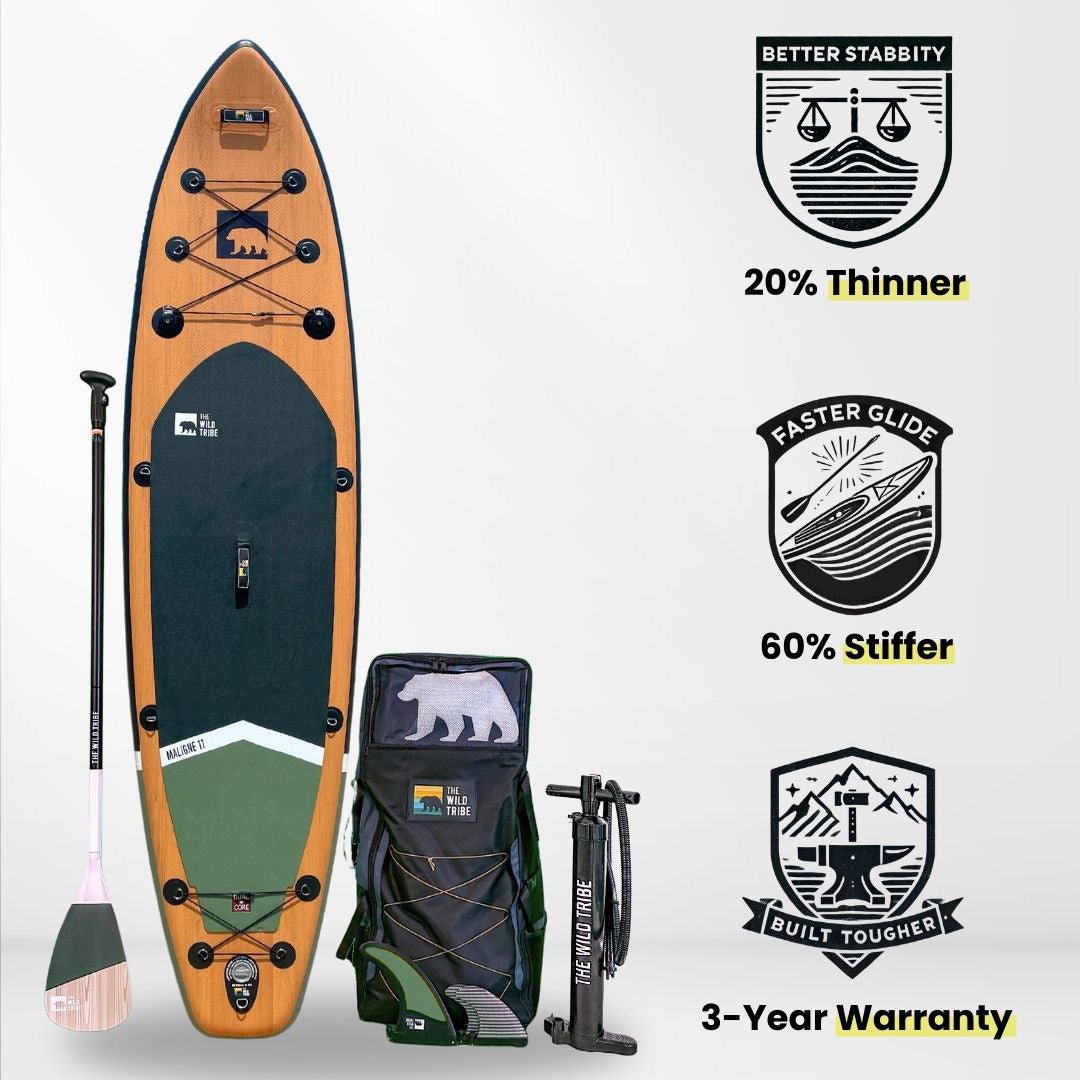 Planche de paddle gonflable Maligne 11' - The Wild Tribe