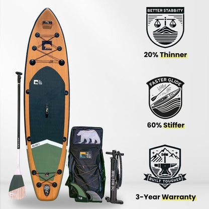 Planche de paddle gonflable Maligne 11' - The Wild Tribe