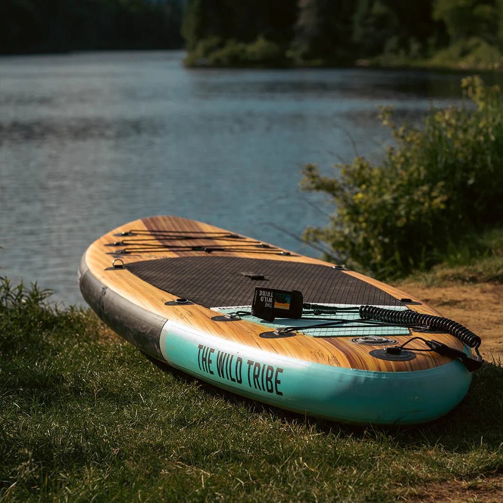 Maligne XL Blue: Premium 9'6" Inflatable Paddleboard for White Water (2023) - The Wild Tribe