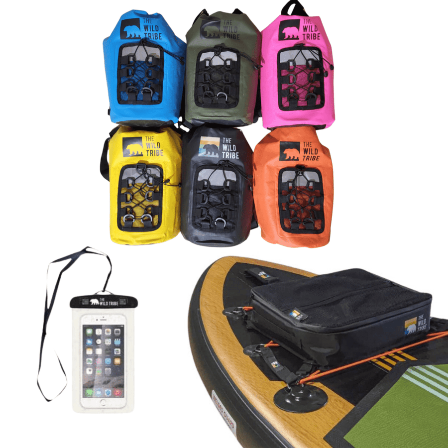 Kit d’exploration marine : sac étanche Tofino, étui étanche pour téléphone & glacière SUP - The Wild Tribe