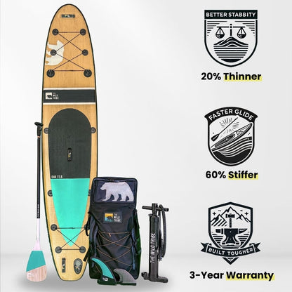 Planche de paddle gonflable Oak 11'6" - The Wild Tribe