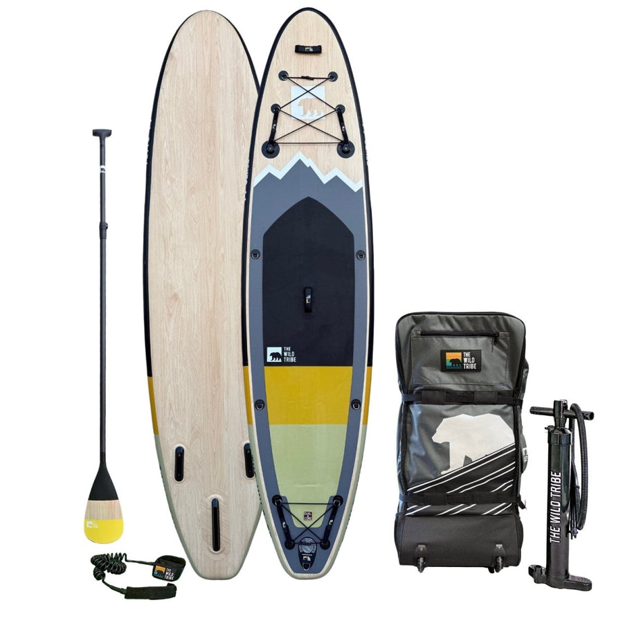 Peyto 11' Planche de paddle gonflable - pagaie en carbone et 20 PSI - The Wild Tribe