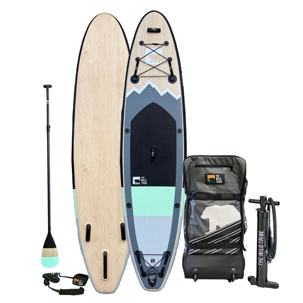 Peyto 11' Planche de paddle gonflable - pagaie en carbone et 20PSI - The Wild Tribe