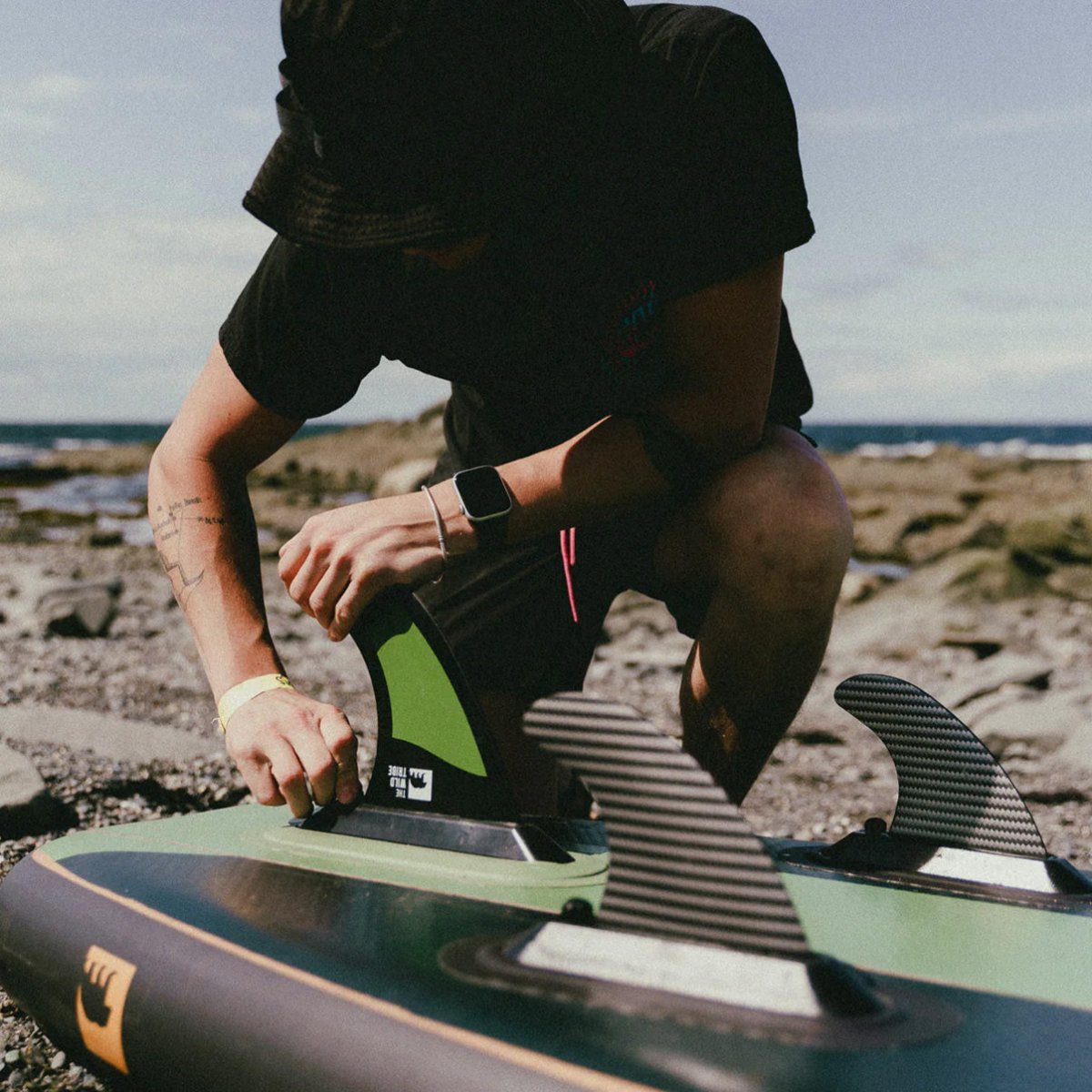 Planche de paddle gonflable Sequoia XL 11' verte - The Wild Tribe