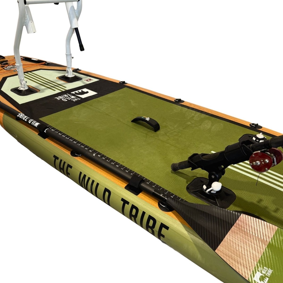 Paddleboard gonflable de pêche Sequoia XL Bass - entièrement équipé - The Wild Tribe